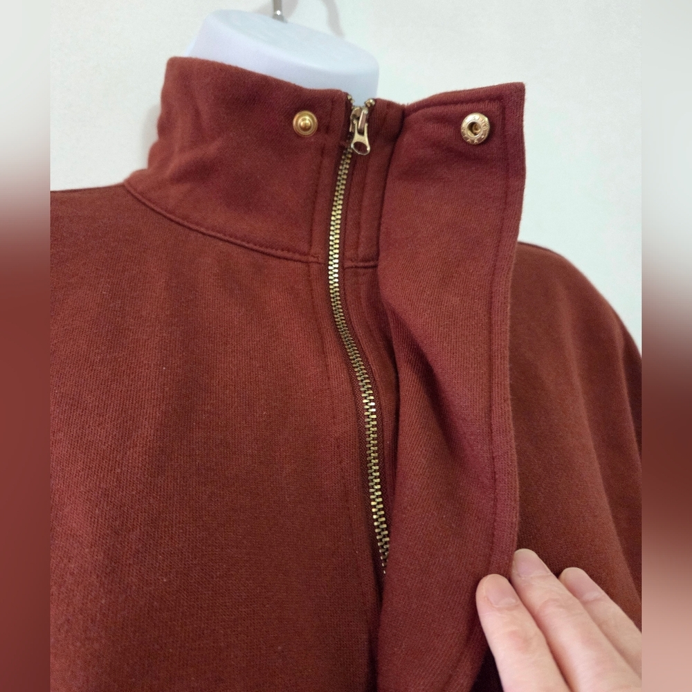 Target A New Day Quarter-zip Fleece Pullover Dweatshirt. - Picture 5 of 10